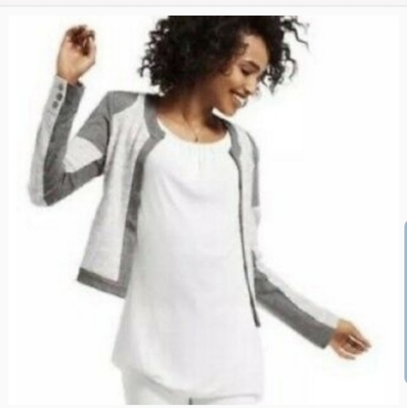 CAbi Gunmetal Grey Moto Blazer - Picture 2 of 8